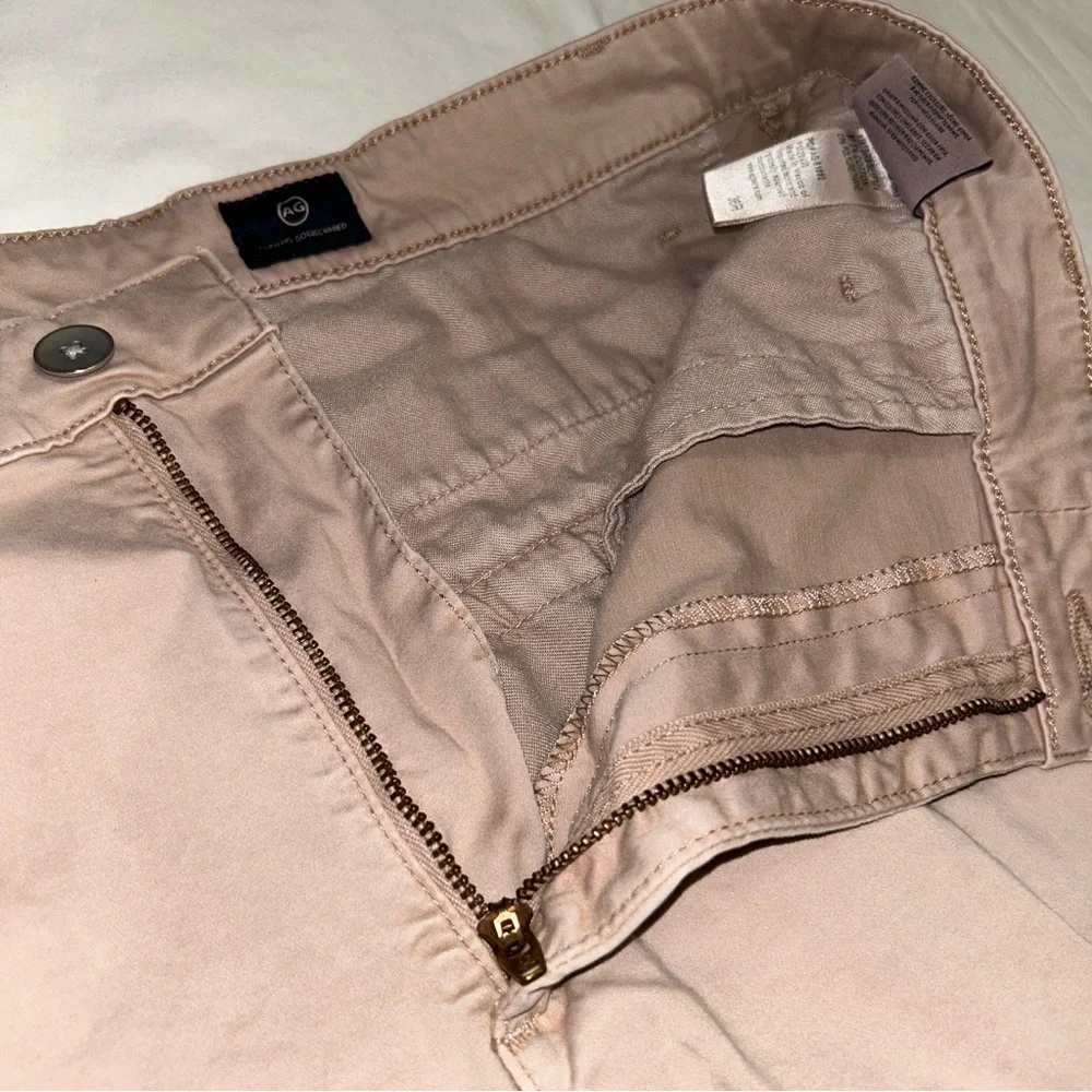 Men’s AG Adriano Goldschmied Wanderer Slim Trouser Shorts 36R Dusty Rose Brown - Picture 8 of 15